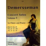 Image links to product page for The Concert Solos  Nos. 1-3 for Flute and Piano, Opp. 19-21