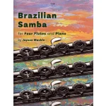 Image links to product page for Brazilian Samba for Four Flutes and Piano