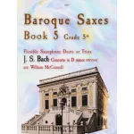 Image links to product page for Baroque Saxes: Book 5 for Saxophone Duet or Trio