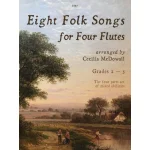 Image links to product page for Eight Folk Songs for Flute Quartet