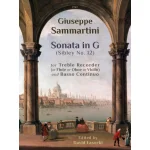 Image links to product page for Sonata in G, Sibley No. 12 for Treble Recorder/Flute/Oboe/Violin and Basso Continuo