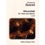 Image links to product page for Album Leaf in E minor arranged for Viola and Piano, K 272