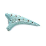 Image links to product page for Stein 12-hole Ocarina, Soprano C, Jade Crackle Glazed