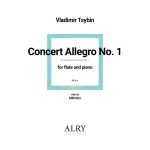 Image links to product page for Concert Allegro No. 1 for Flute and Piano
