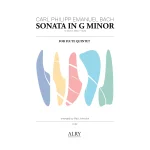 Image links to product page for Sonata in G minor for Flute Quintet, H 542.5, BWV 1020