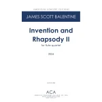 Image links to product page for Invention and Rhapsody II for Flute Quartet