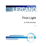 Image links to product page for First Light for Flute and Guitar