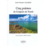 Image links to product page for Cinq poèmes de Grégoire de Narek for Soprano, Flute and Piano