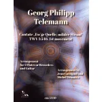 Image links to product page for Cantata "Ew'ge Quelle, milder Strom" for Two Flutes (or Recorders) and Guitar, TWV 1:546, 1st movement