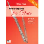 Image links to product page for 11 Duets for Beginners for Flute (includes CD)