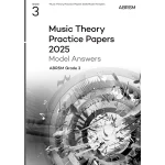 Image links to product page for Music Theory Practice Papers 2025, Grade 3 - Model Answers