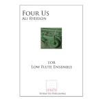 Image links to product page for Four Us for Low Flute Quartet