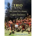 Image links to product page for Trio for Flute, Clarinet and Bassoon, Op. 12 No. 1