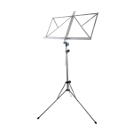 Image links to product page for K&M 101 Music Stand, Powder Nickel Finish