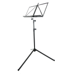Image links to product page for K&M 100/1 Folding Music Stand, Black