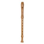 Image links to product page for Moeck 2421 Flauto Rondo Stained Maple Tenor Recorder with Double Keys