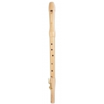 Image links to product page for Moeck 2420 Flauto Rondo Unstained Maple Tenor Recorder with Double Keys