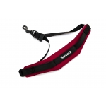 Image links to product page for Neotech 1906162 Saxophone Soft Sax Strap, Snap Hook, Wine Red