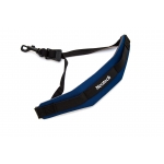 Image links to product page for Neotech 1903162 Saxophone Soft Sax Strap, Snap Hook, Navy Blue