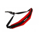 Image links to product page for Neotech 1902162 Saxophone Soft Sax Strap, Snap Hook, Red