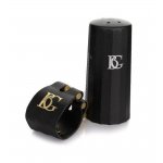Image links to product page for BG L12RS Revelation Silver Alto Saxophone Ligature and Cap