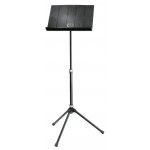 Image links to product page for K&M 12120 Conductor's Music Stand with Collapsible Desk in Carry Bag