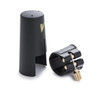 Image links to product page for Vandoren LC27P Alto Saxophone Leather Ligature & Plastic Cap