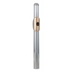 Image links to product page for Powell Solid Flute Headjoint with 14k Rose Lip & Riser - Philharmonic Cut