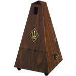 Image links to product page for Wittner 855131 Plastic Pyramid Metronome with Bell, Walnut Finish