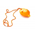 Image links to product page for Rainbow 4-hole Ocarina, Orange, Key D