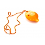 Image links to product page for Rainbow 6-hole Ocarina, Orange, Key D