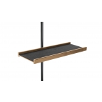 Image links to product page for K&M 122a Walnut Music Stand Tray Attachment (23mm Diameter)