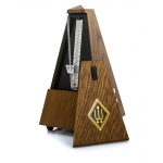Image links to product page for Wittner 818 Pyramid Metronome with Bell, Wood, Matt Silk Oak Finish
