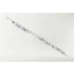 Image links to product page for Hall 21716 Crystal Flute in G, Offset, Blue Delft