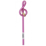 Image links to product page for Bentcil Treble Clef Shaped Pencil, Pink