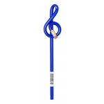 Image links to product page for Bentcil Treble Clef Shaped Pencil, Blue