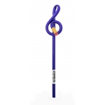 Image links to product page for Bentcil Treble Clef Shaped Pencil, Purple