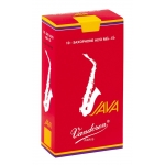 Image links to product page for Vandoren SR2625R Java Red Alto Saxophone Reeds Strength 2.5, 10-pack
