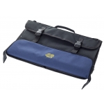 Image links to product page for tom and will 99MC-285 Music Case with Accessory Pocket, Black with Navy Trim