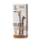 Image links to product page for D'Addario RRS05BSX2M Select Jazz (Unfiled) Baritone Sax Reeds, Strength 2M, 5-pack