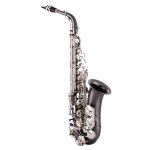 JP045BS Alto Saxophone, Black Lacquer with Silver Keys