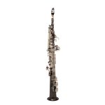 Image links to product page for JP043BS Soprano Saxophone, Black lacquer with Silver-plated keys