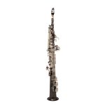 Image links to product page for JP043BS Soprano Saxophone, Black lacquer with Silver-plated keys