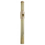 Image links to product page for J R Lafin 10k Rose Flute Headjoint with 14k Lip, Riser and Adler Wings
