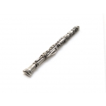 Image links to product page for Music Gifts Pewter Clarinet Pin Badge