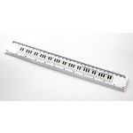 Image links to product page for Black Keyboard Ruler - 30cm