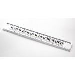 Image links to product page for White Keyboard Ruler - 30cm