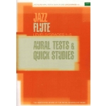 Image links to product page for Jazz Flute Aural Tests and Quick Studies Levels 1-5