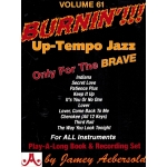 Image links to product page for Burnin'!! - Up-Tempo Jazz, Vol 61 (includes CD)