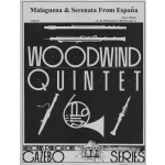 Image links to product page for Malaguena & Serenata from España for Wind Quintet